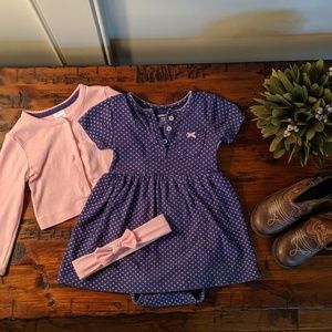 Carter's Infant dress with cardigan
